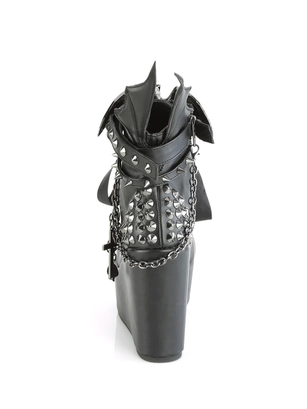 DEMONIA POISON-107 - BLACK VEGAN LEATHER ✰ PRE ORDER ✰