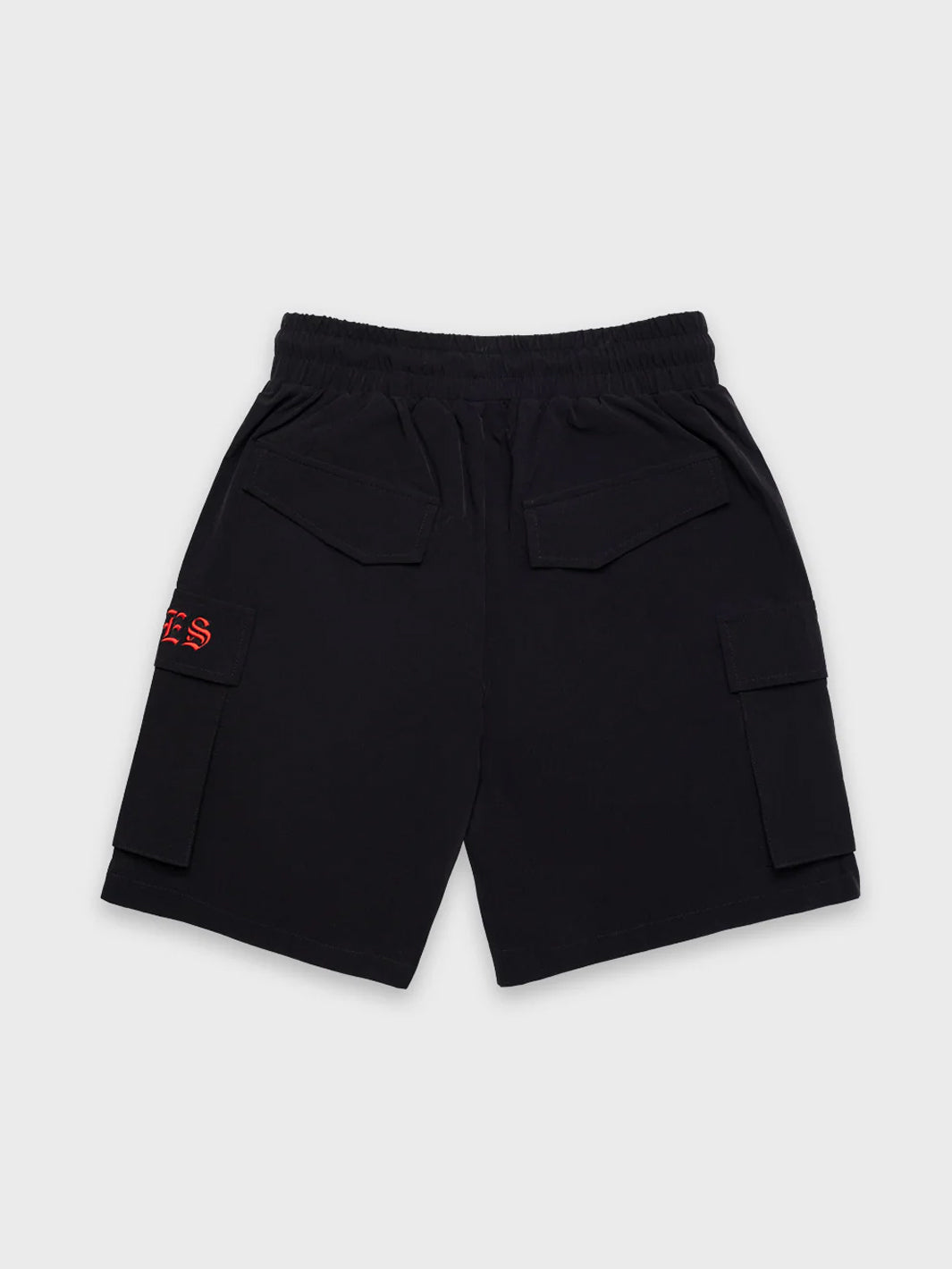 GOTHIC UTILITY SHORTS - BLACK