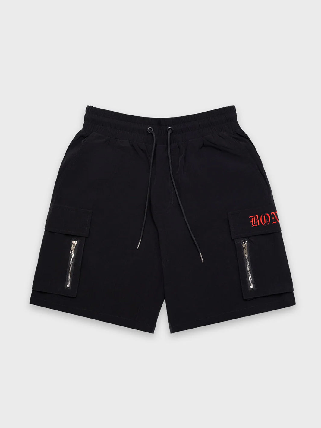 GOTHIC UTILITY SHORTS - BLACK