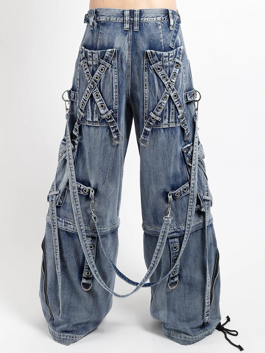 X-STRAP PANT - INDIGO FOG WASH