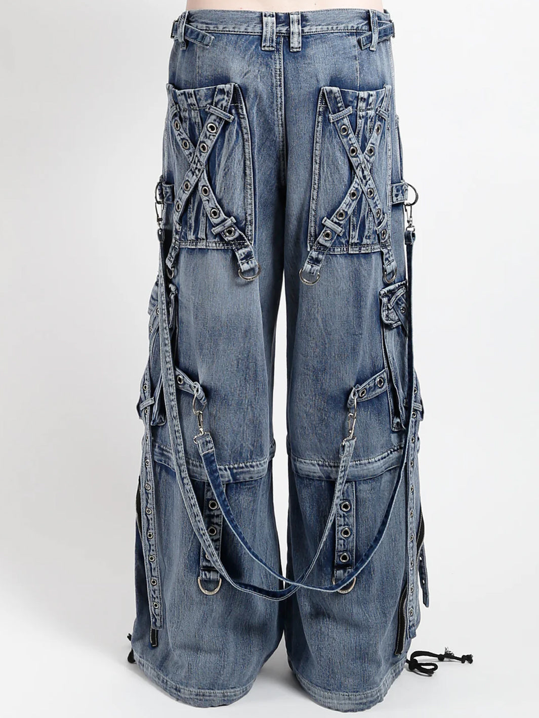 X-STRAP PANT - INDIGO FOG WASH