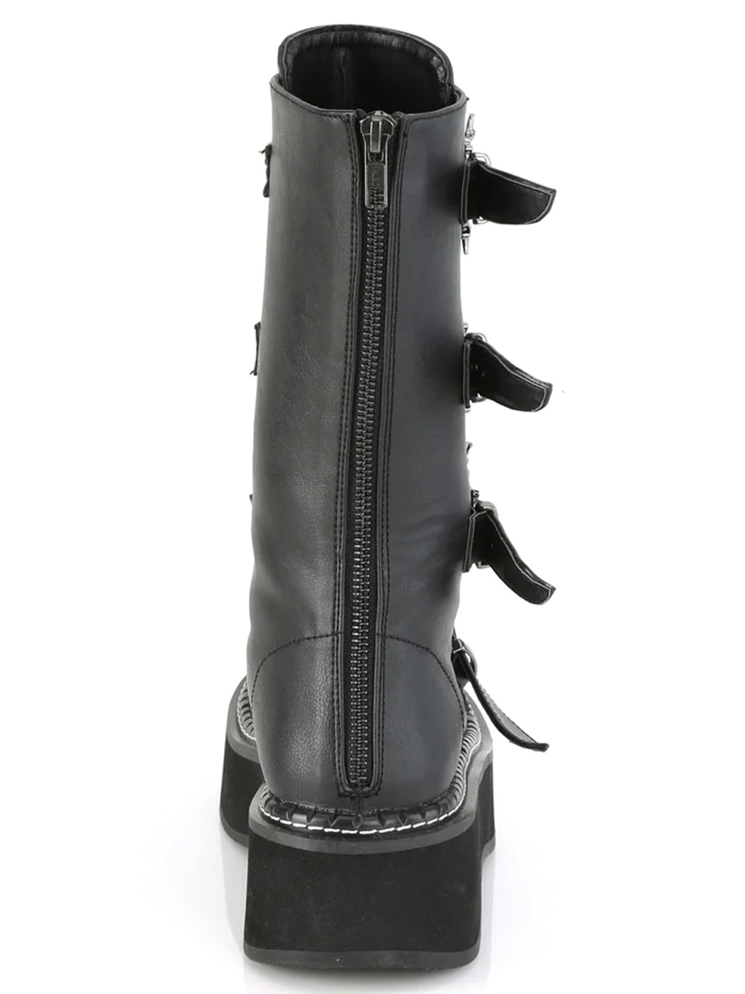 DEMONIA EMILY-322 - BLACK VEGAN LEATHER ✰ PRE ORDER ✰