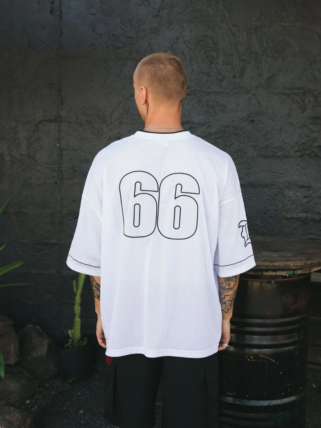 FC BONES JERSEY - MESH WHITE