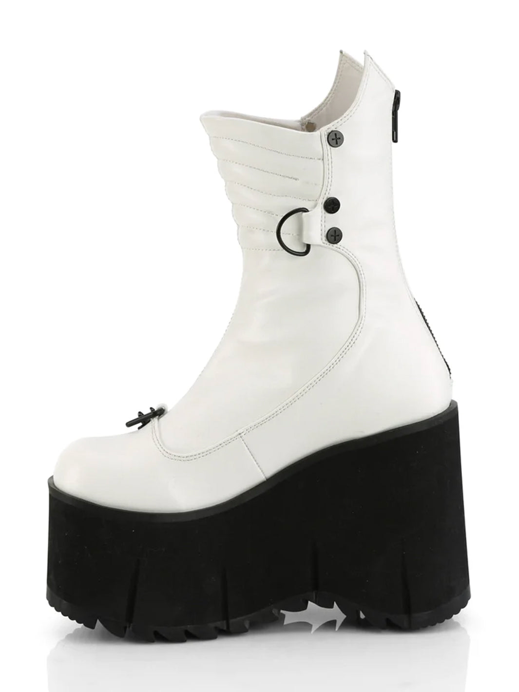 DEMONIA KERA-130 - WHITE VEGAN LEATHER ✰ PRE ORDER ✰