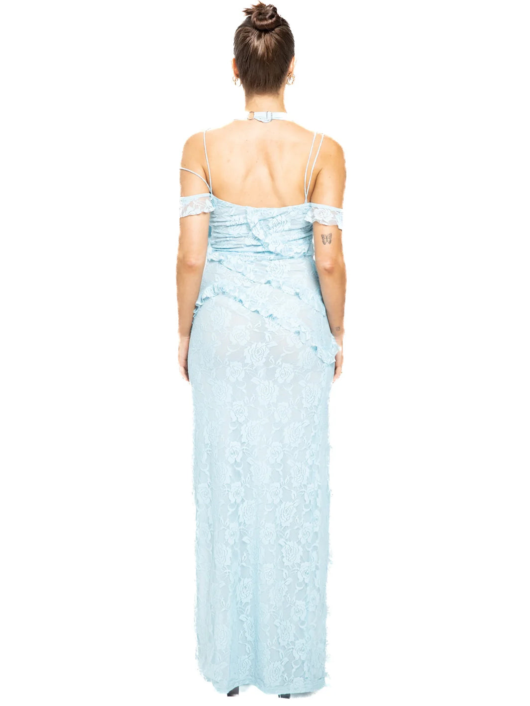 CRYSTA DRESS - BABY BLUE