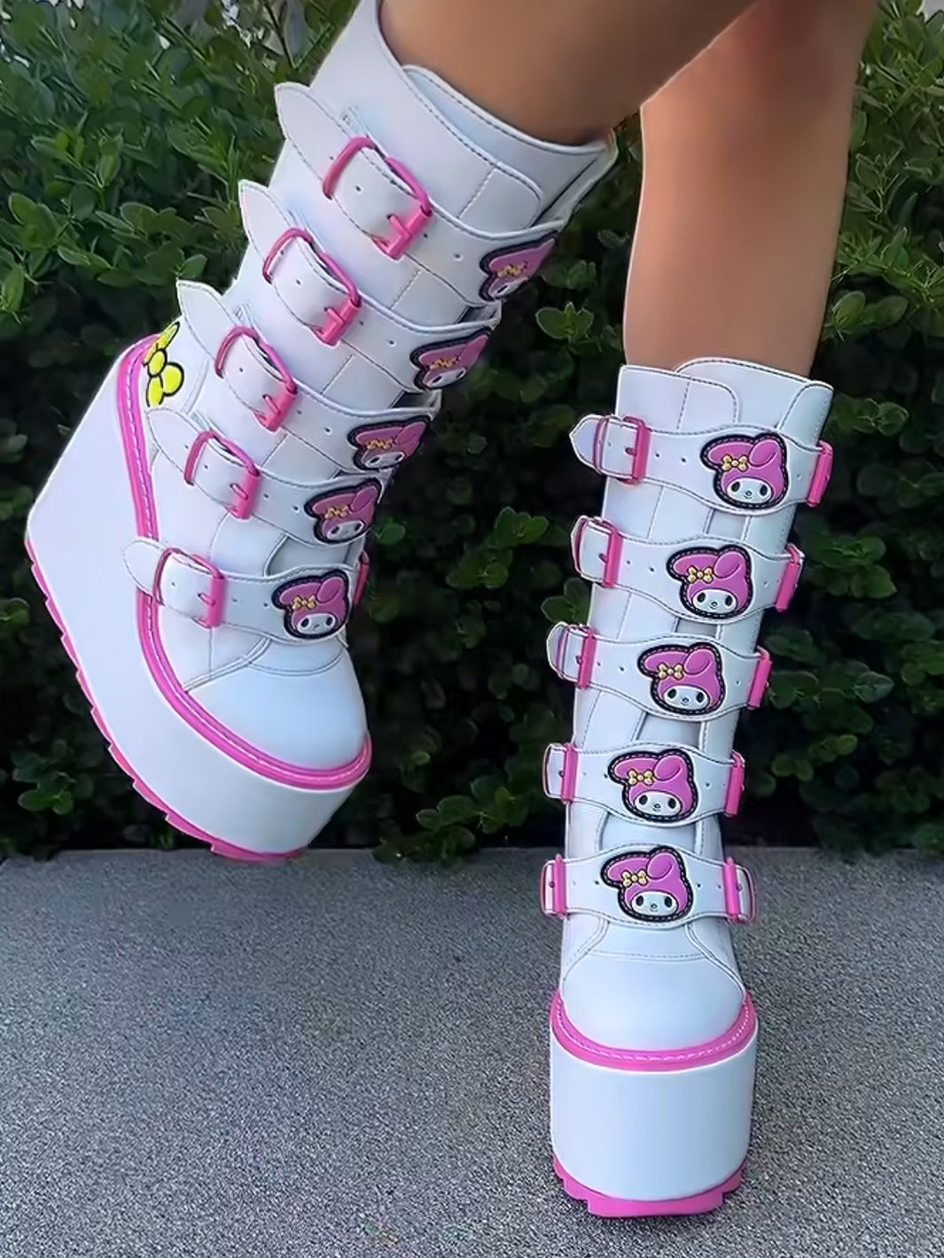 DUNE MY MELODY PLATFORM BOOTS