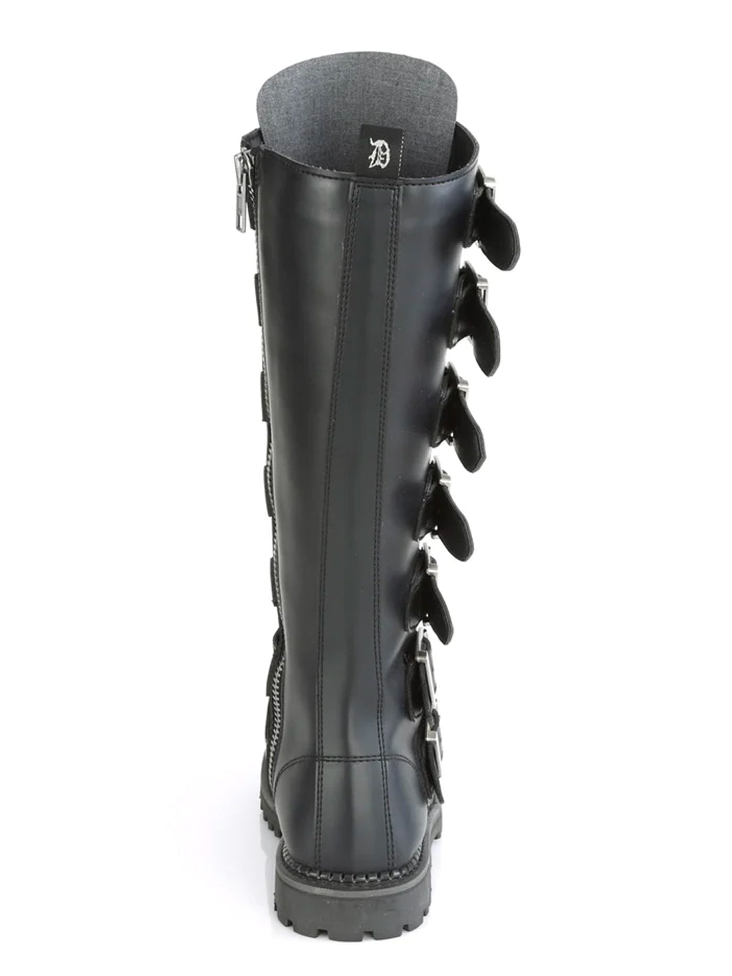 DEMONIA RIOT-21MP - BLACK VEGAN LEATHER ✰ PRE ORDER ✰