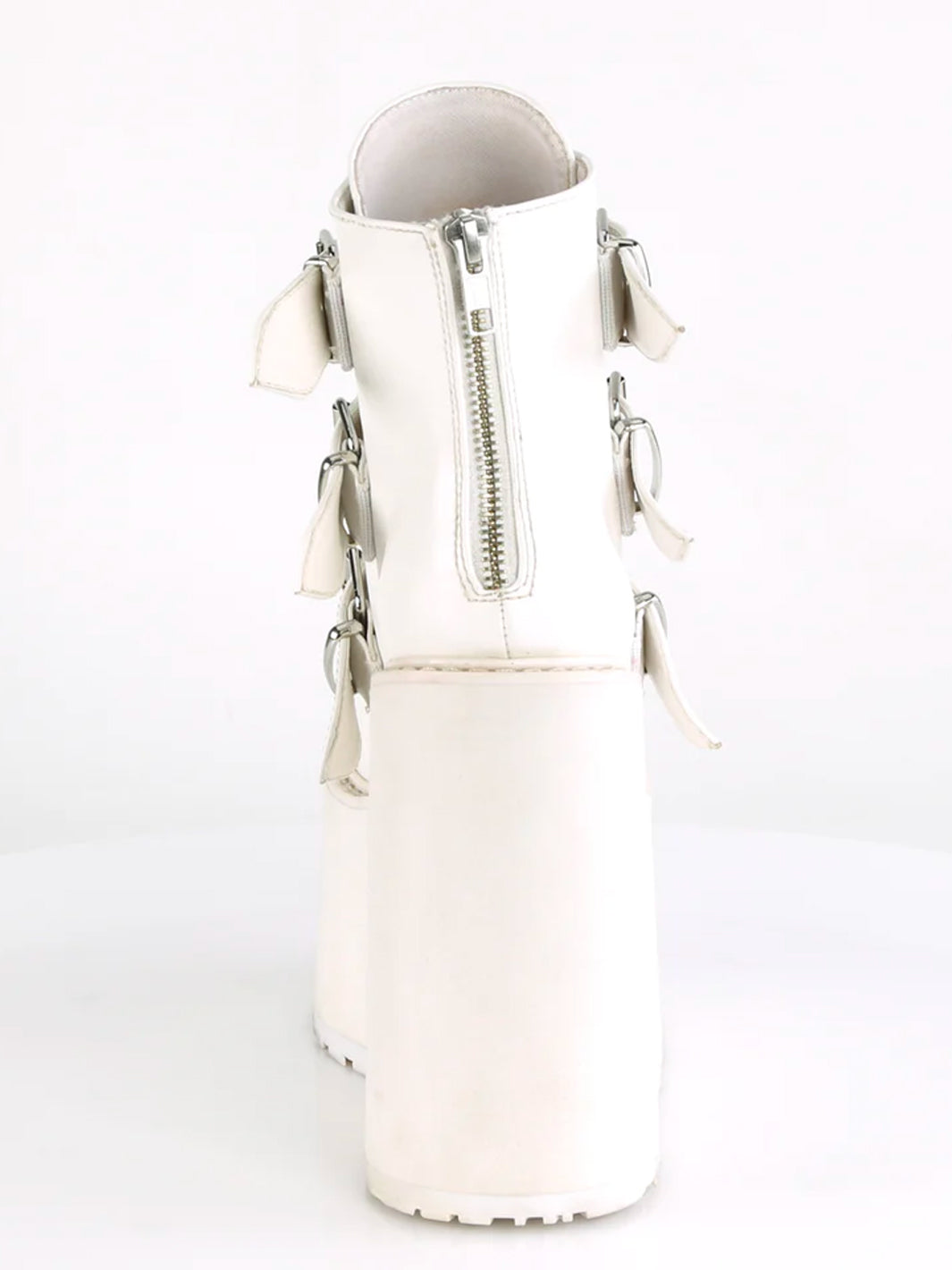 DEMONIA SWING-105 - WHITE VEGAN LEATHER ✰ PRE ORDER ✰