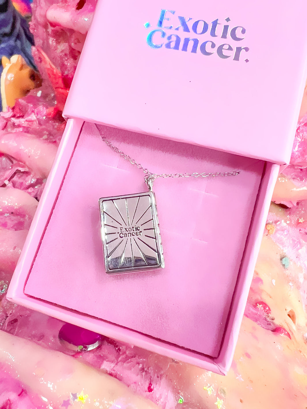 SPELL BOOK NECKLACE - 925 STERLING SILVER