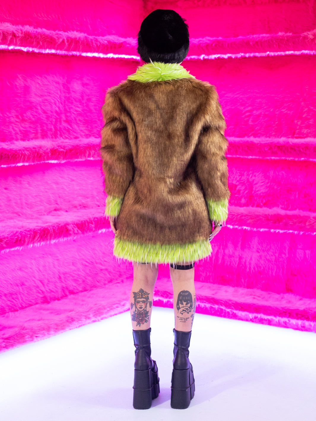 GET OUT OF MY SWAMP FAUX FUR JACKET - MID LENGTH ✰ MADE 4 U ✰