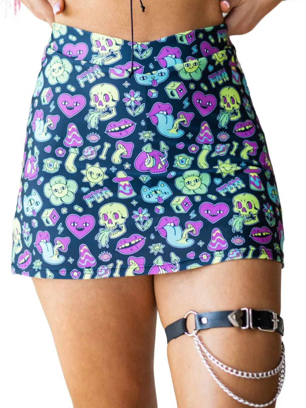 NEON TRIP SKORT