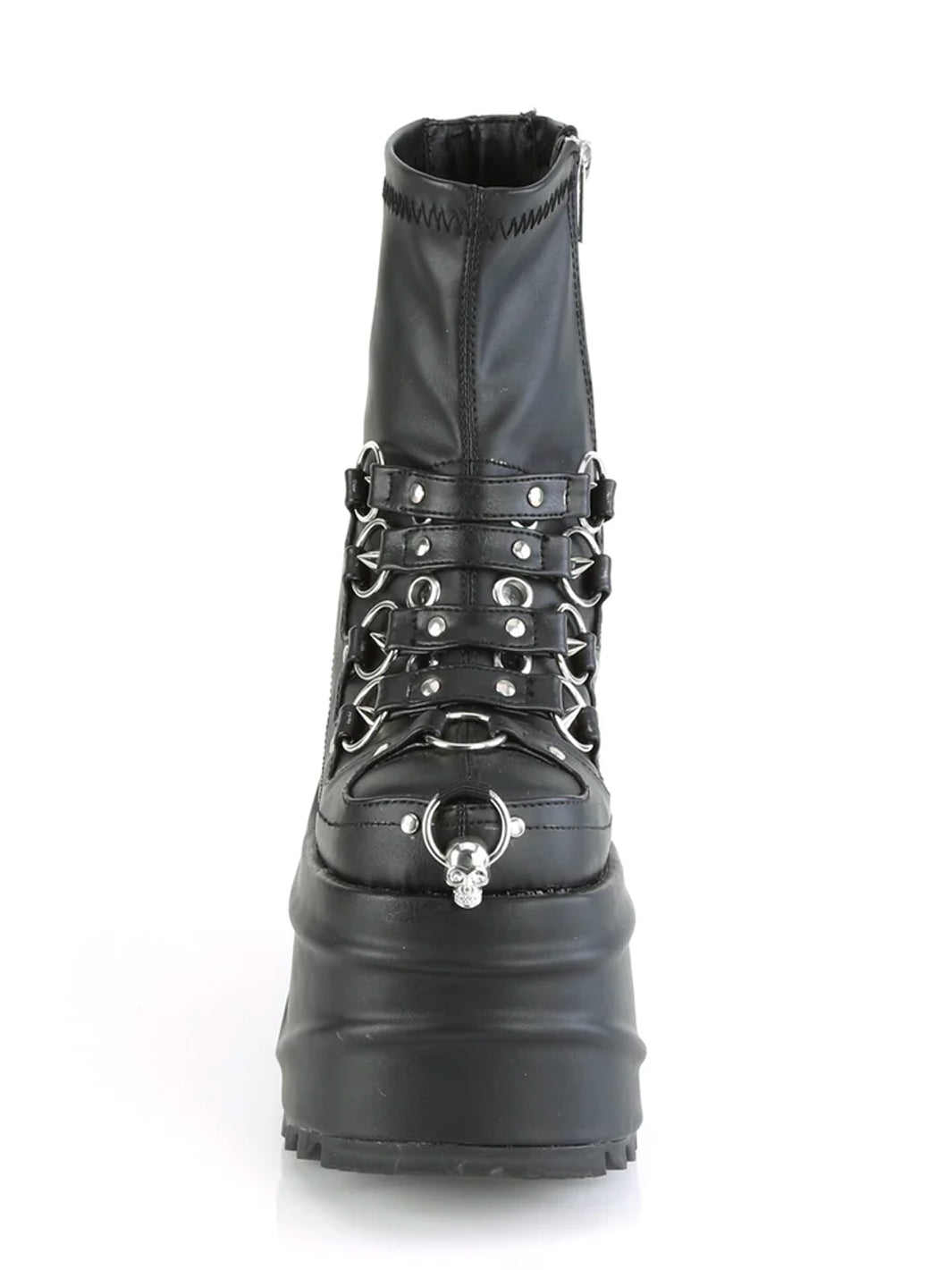 DEMONIA WAVE-110 - BLACK VEGAN LEATHER ✰ PRE ORDER ✰