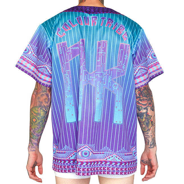 LOGIC LATTICE UNISEX BASEBALL JERSEY