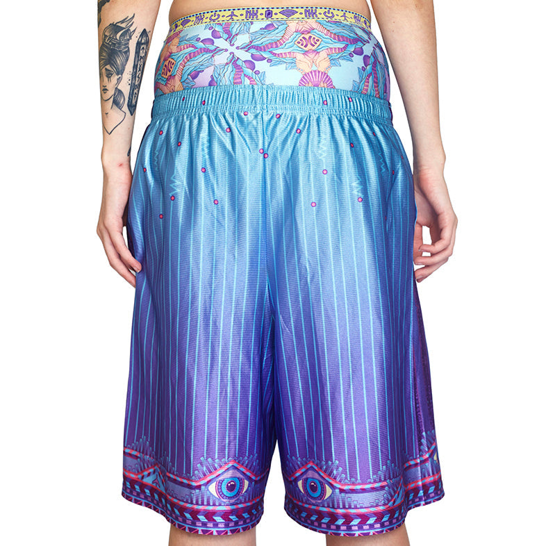 LOGIC LATTICE UNISEX B-BALL SHORTS